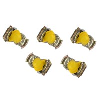 Boite de 5 Mains d'accouplement Jaune pour côté Tracteur