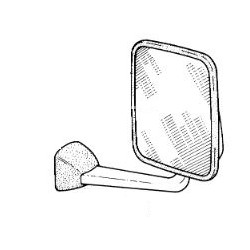 Rétroviseur côté passager...