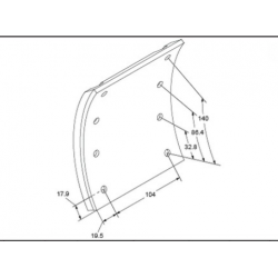 Kit de garnitures de frein...