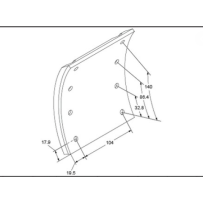 Kit de garnitures de frein à tambour, kit essieu pour MAN F/M/L 2000, F/M/G 90, F 7/8/9