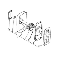 Rétroviseur Adaptable sur bras tubulaire D22mm 5010057828