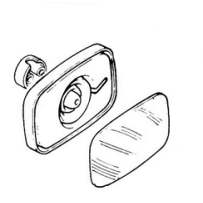 Rétroviseur grand angle pour Renault