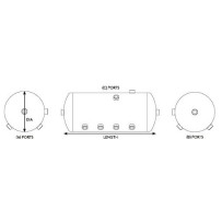 Reservoir à air 25L pour DAF CF 75IV, CF 85IV, XF 105