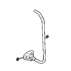 Bras de Rétroviseur Droit, sans support du haut, en Origine, pour Renault