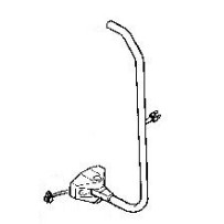 Bras de Rétroviseur Droit, sans support du haut, en Origine, pour Renault