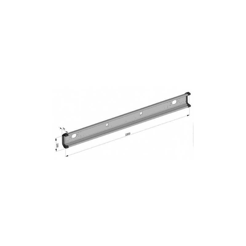 Barre AntiEncastrement Sans Feux Acier Peint 230X23X9.9 44T612054