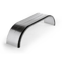 Aile galva double essieu 12/10EME rebord caoutchouc epaisseur 1.2mm