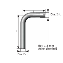 Coude à 90° Femelle - Male