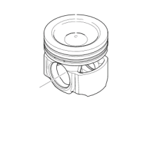 Piston moteur segmenté pour Scania PRG400-48