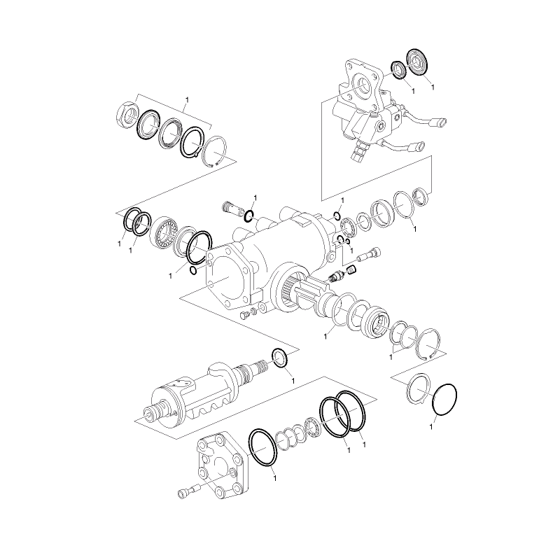 Kit joints de boitier de direction pour Volvo FM