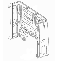 Paroi arrière pour Mercedes Benz Actros MP3