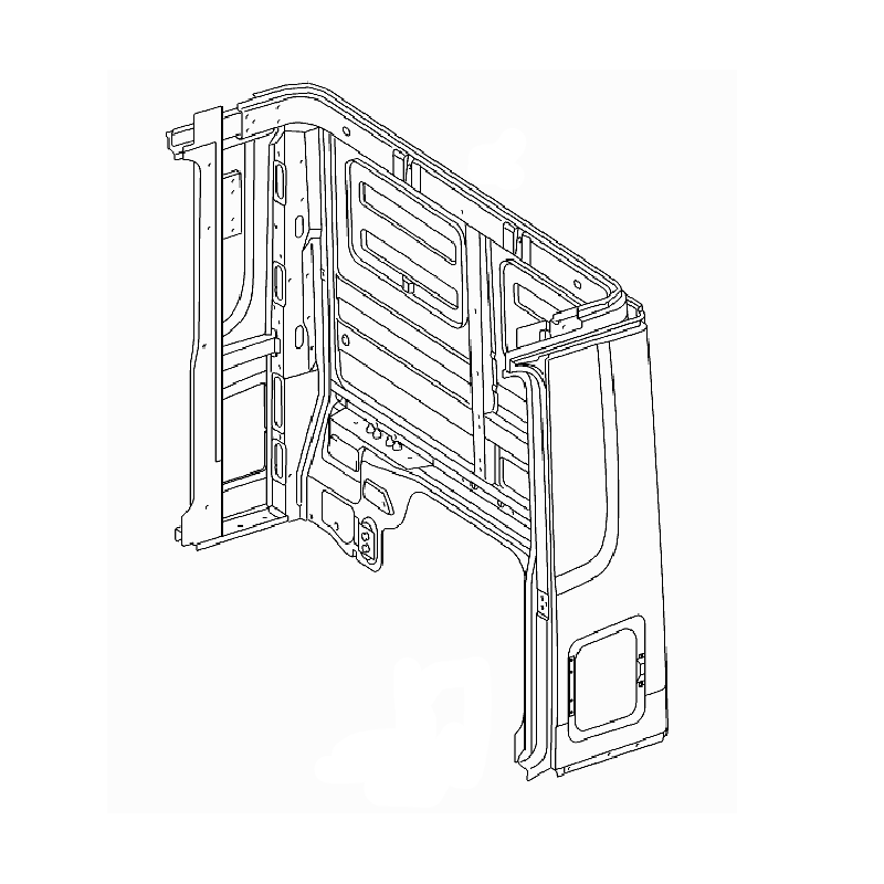 Paroi arrière pour Mercedes Benz Actros MP3