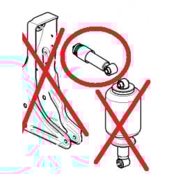 Amortisseur Arr de Cabine...