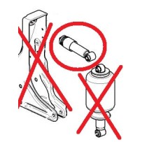 Amortisseur Arrière de Cabine pour Renault 7422128972