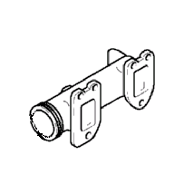 Collecteur d'échappement arrière pour DAF LF/CF/XF 1395192