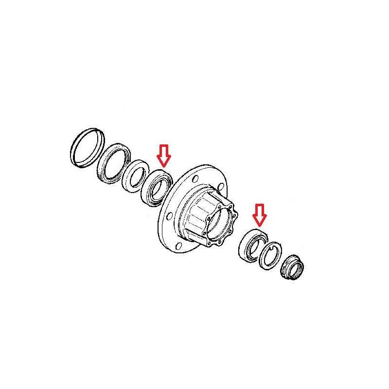 Roulement de moyeu Arrière pour Mascott 5000685959