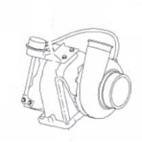 Turbo Neuf, Assemblage à Droite, sans joint, pour Man TGX