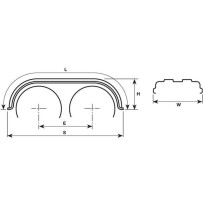 AILE TANDEM 650 X 1400 JT650N