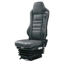 Siège Cond., Susp. et Lomb. Pneum., Ceint., avec Accoud., Tissus Noir, Entraxe 216mm