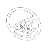 Volant de direction (Rénové) pour Scania  1495393