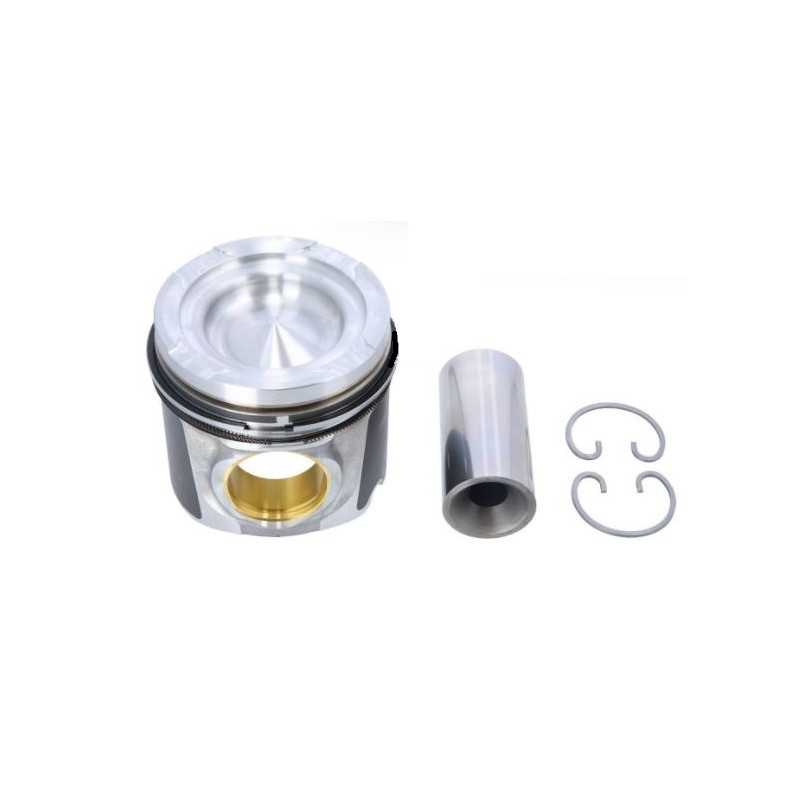 Piston, avec segments, axe et circlips pour Man