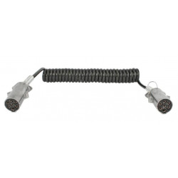 Cordon électrique, 7 pôles, Type N, 3500mm, aluminium pour camion