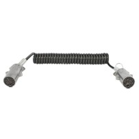 Cordon électrique, 7 pôles, Type N, 3500mm, aluminium pour camion