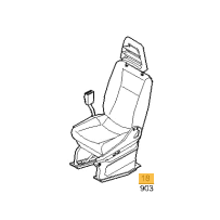 Siège conducteur ISRI pour Iveco Daily