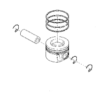 Piston complet pour Renault Mascott 7701057911