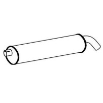 Silencieux échappement pour Renault Mascott