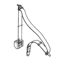 Ceinture de sécuriété coté passager pour Renault Trucks Premium 7482271725