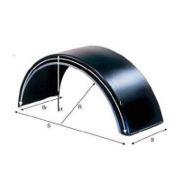 Garde boue  Universelle 4x2  dimensions pneus 285/70r19.5