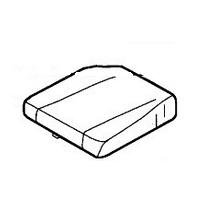 Assise de siège conducteur pour Renault Trucks Kérax 5001867014