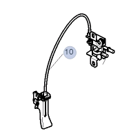 Serrure de déflecteur ARG pour Renault Trucks T