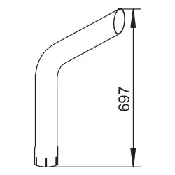 Tube de sortie pour Renault...