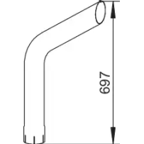 Tube de sortie pour Renault Trucks Midlum  5010463666