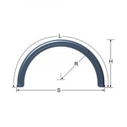 Aile thermoplastique 50455X860M  J27
