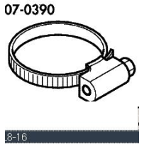 Collier de serrage 12-22mm pour Man F/L  06671280404