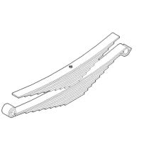 Empilage de Lame Arrière, pour 1 côté, pour Iveco Daily