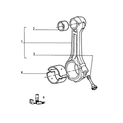 Bielle complète pour Iveco Eurotrakker  61319082