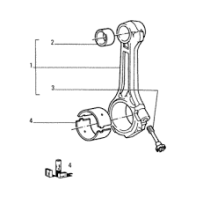 Bielle complète pour Iveco Eurotrakker  61319082