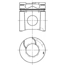 Kit piston/chemise pour Iveco Eurotrakker  1908843