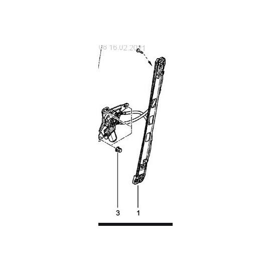 807210008R Renault Master III Mécanisme De Lève-vitre Avec - Foto 8