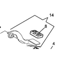Pédale de frein pour Renault Trucks Kérax 5001864497