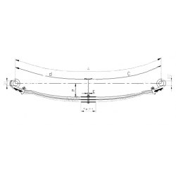Lames de ressort avant pour...