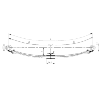 Lames de ressort avant pour MAN TGA/TGS
