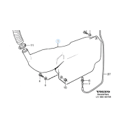 Réservoir lave glace pour Volvo FL6 (sans lave phare)