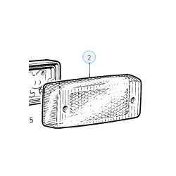 Cabochon de feu de gabarit pour Volvo FL6 1609639