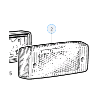 Cabochon de feu de gabarit pour Volvo FL6 1609639