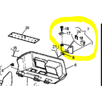 Façade supérieur de boite à gant pour Renault Trucks Premium
